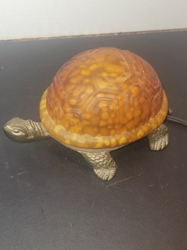 Vintage turtle lamp tiffany - vintage,